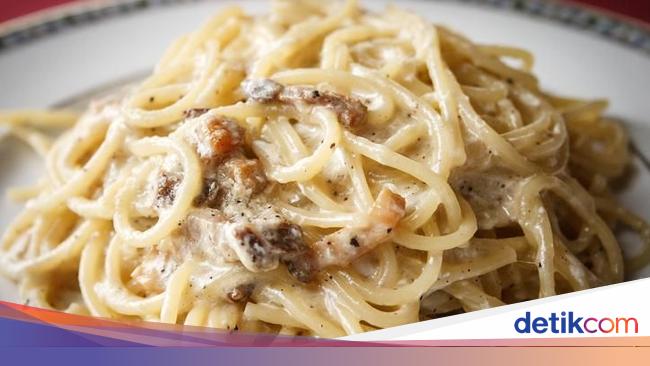 Resep Membuat Spaghetti Carbonara Yang Gurih Creamy Dan Anti Gagal