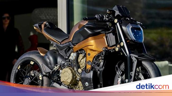Ducati Panigale V4 Dimodifikasi Jadi  Motor Naked Foto 2