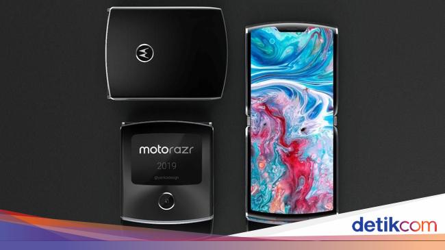 Bocoran Fitur Ponsel Layar Lipat Motorola Razr