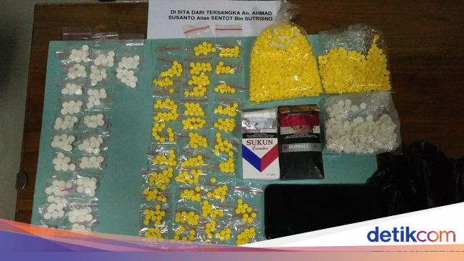 Ribuan Pil  Obat  Terlarang Diamankan dari Pengedar di Kudus