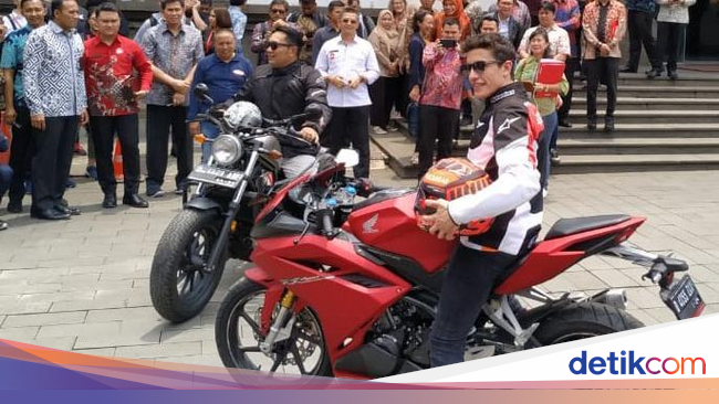 Gaya Marquez dan Ridwan  Kamil  di Atas Motor  Sport dan Moge