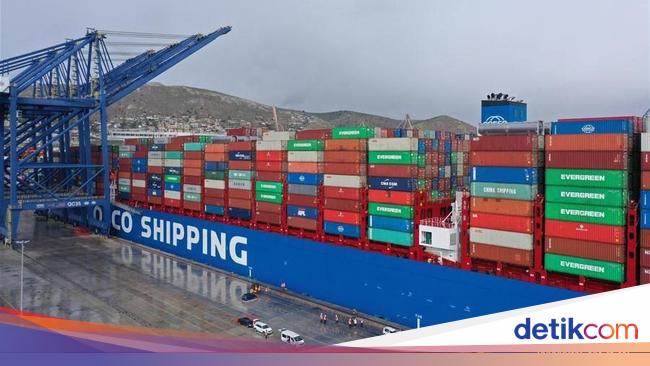 Mengintip Kapal Kontainer Terbesar Di Dunia