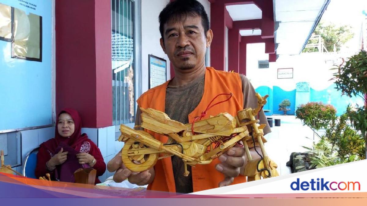 Di Tangan Para Napi, Stik Es Krim Jadi Karya Seni Bernilai