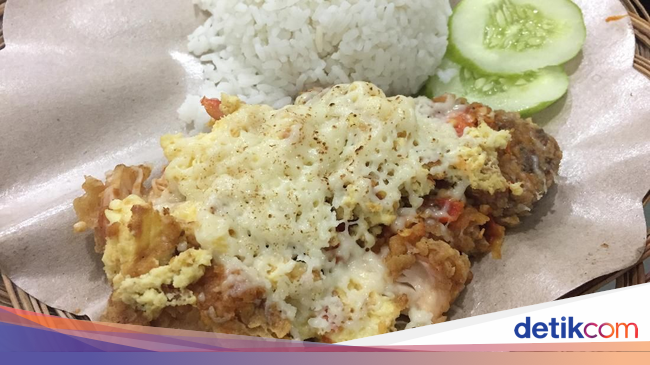 Yummy Ayam  Geprek  Berselimut Keju Leleh Ada di Sini