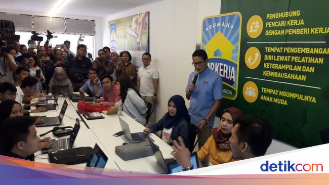 Pangkas Pengangguran, Sandiaga Buat 'Rumah Siap Kerja 