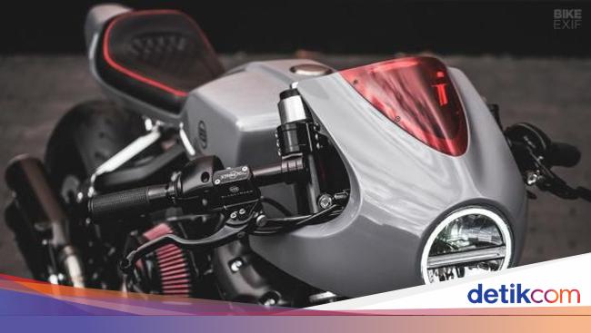Moge Berjubah Cafe Racer Terinspirasi Dari Harley Davidson Lawas