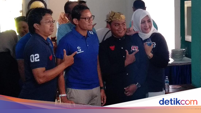 Ditanya Target Suara Jatim, Begini Jawaban Sandi di Depan Warga Malang - detikNews