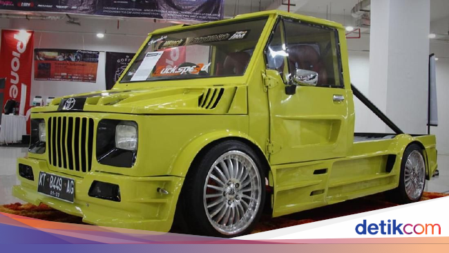  Kijang  Doyok  Bekas Angkut Pasir Dipermak Jadi Bumblebee 