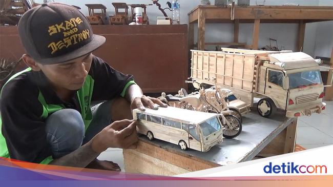 Keren Miniatur Kendaraan dari Stik Es Krim Karya Napi Keren Miniatur Kendaraan dari Stik Es Krim Karya Napi