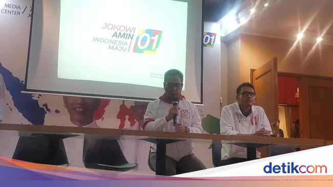 Hasil Real Count TKN: Jokowi-Ma'ruf 56,18%, Prabowo-Sandi 43,82% - detikNews