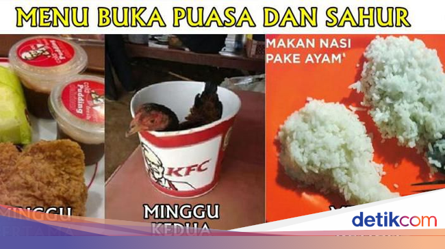 Puasa Sebentar Lagi Meme Makanan Ramadan Banyak Beredar di Medsos