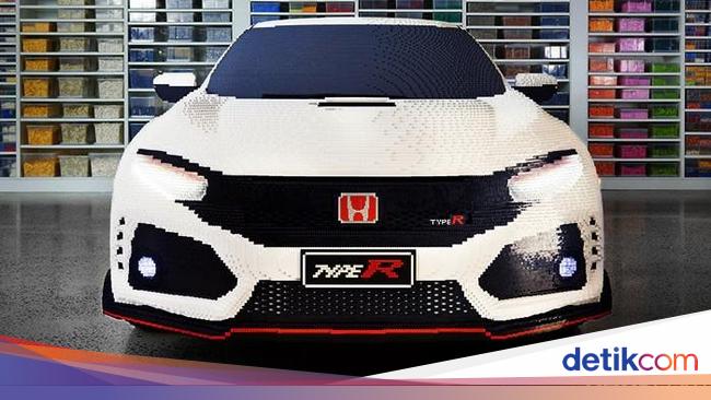 Keren Habis, Honda Civic Type R Ini Dibuat dari Mainan Lego
