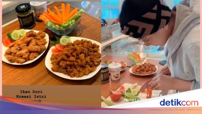 Masak Untuk Buka Puasa, Syahrini : Ikan Dori Kreasi Istri 