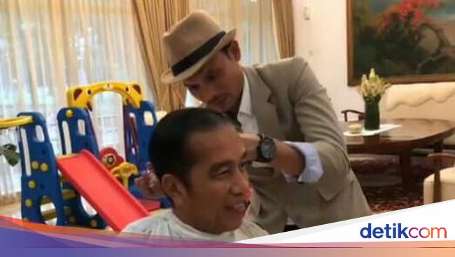 Jokowi Mau Potong  Rambut  Undercut  Sampingnya Tipis 