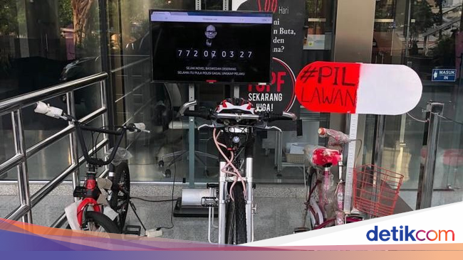 Teror Novel Misterius, Wakil Ketua KPK Sumbang Sepeda Hadiah Sayembara - detikNews