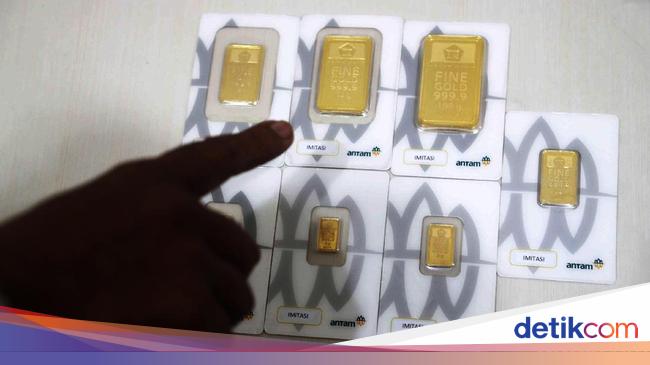 Naik Rp 8 000 Ini Rincian Harga Emas Antam Kamis 22 April 2021 Naik Rp 8 000 Ini Rincian Harga Emas Antam Kamis 22 April 2021