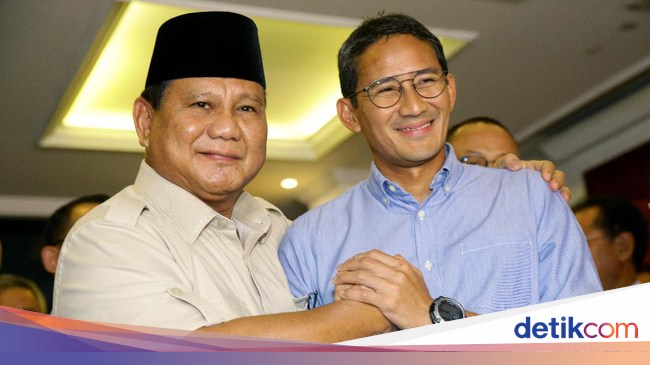 Prabowo-Sandiaga Tak akan Hadiri Penetapan Capres Terpilih oleh KPU - detikNews