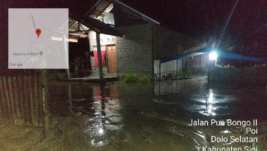 Sigi Sulteng Masih Diguyur Hujan, Banjir Meluas Hingga Ke 6 Desa