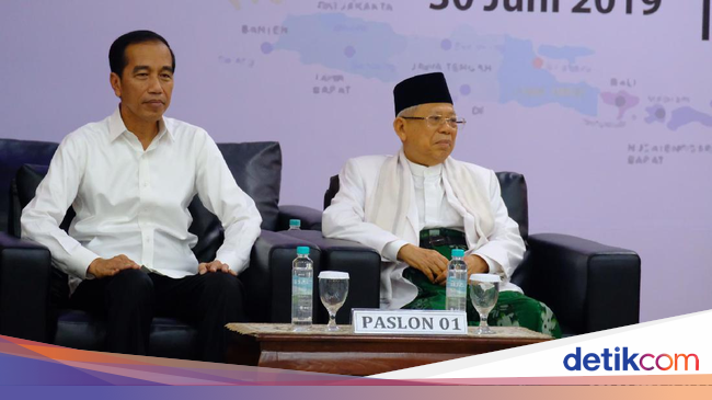 Sah! KPU Tetapkan Jokowi-Ma'ruf Presiden dan Wapres Terpilih - detikNews