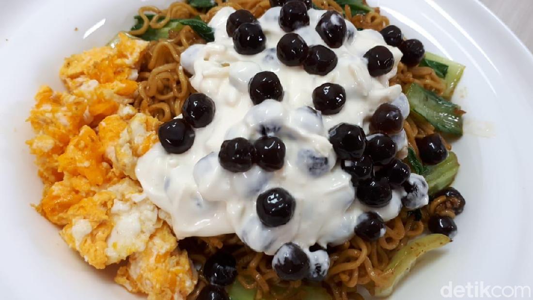 Resep Mie Instan Goreng Boba Kekinian Yang Sedang Hits