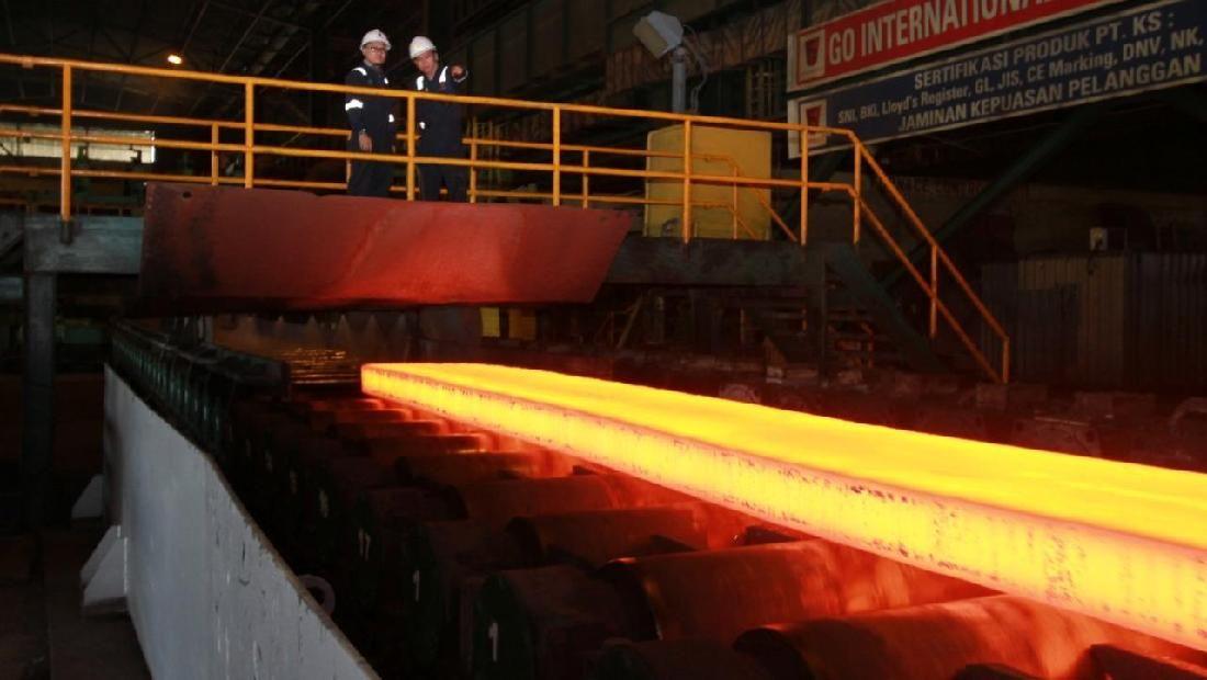 Krakatau Steel Produksi Baja Perdana Dari Blast Furnace