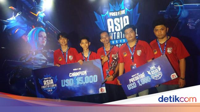 Indonesia Jadi Jawara Turnamen Free Fire Intenasional