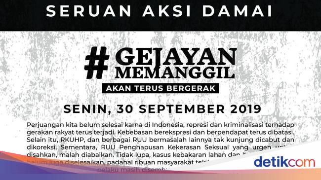 #GejayanMemanggil2 dan #kekuasaanDitanganRakyat Rajai Twitter