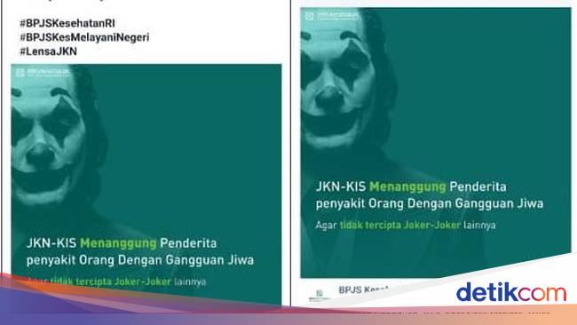 Poster Joker Disomasi, BPJS Kesehatan Minta Maaf
