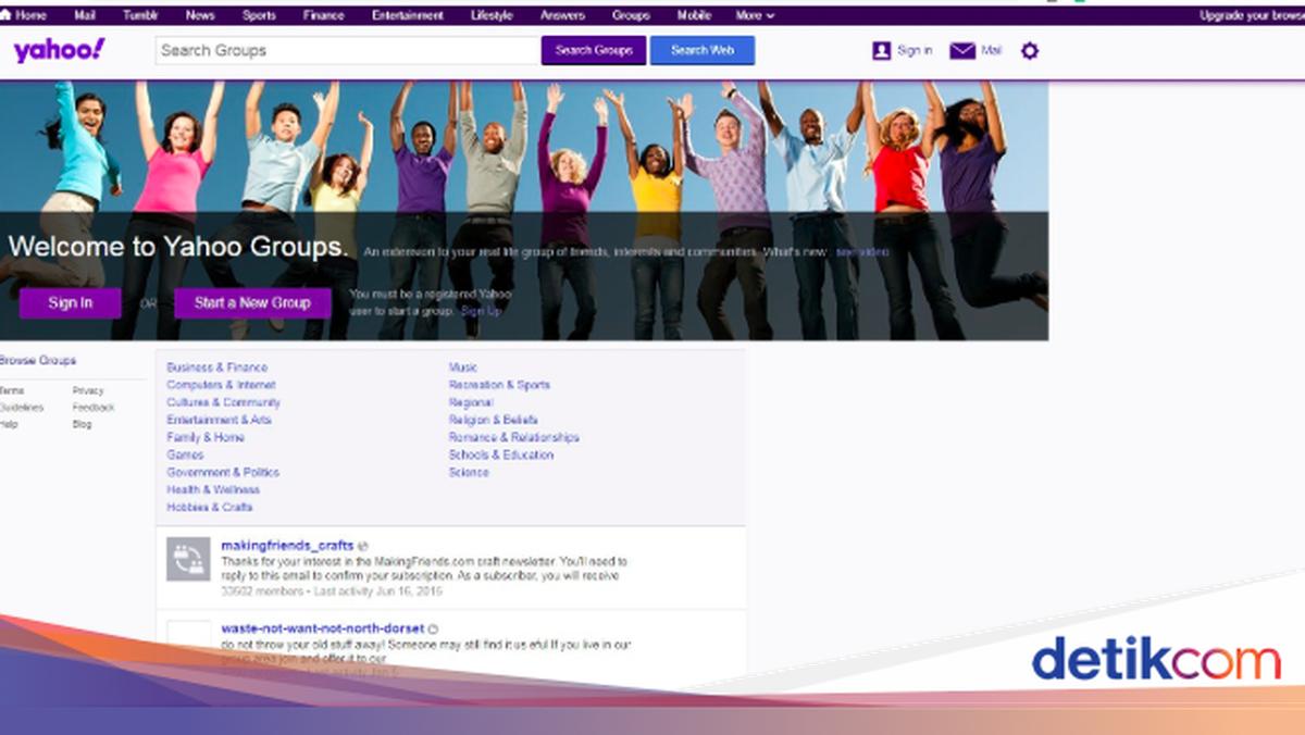 Yahoo Groups Mau Tutup, Semua Konten Dihapus