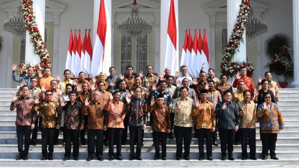 Susunan Kabinet Menteri Jokowi 2019 Sampai 2024