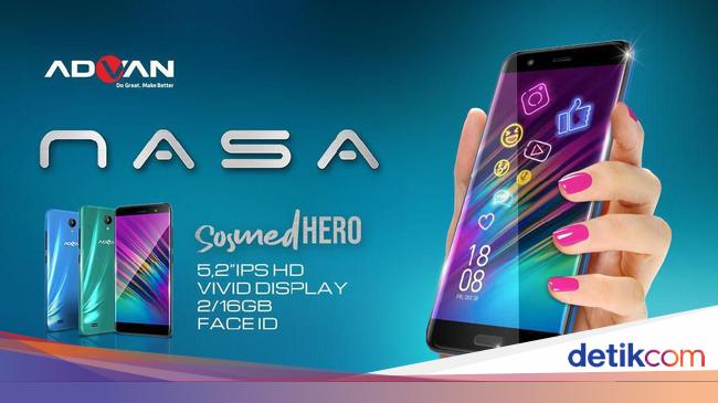 Smartphone Advan Nasa Meluncur Dengan Desain Keren