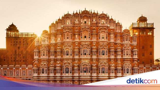 Pesona Kota Merah Jambu di Segitiga Emas India - detikTravel