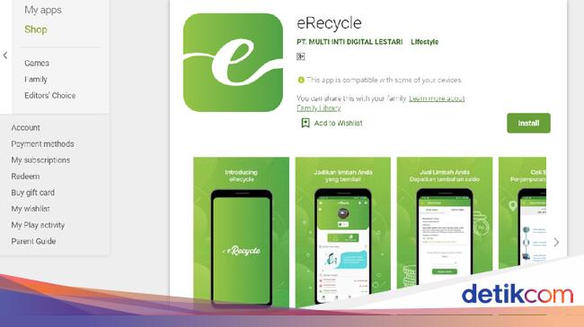 e-Recycle, Rintisan Pengolah Sampah Berbasis Aplikasi Mobile