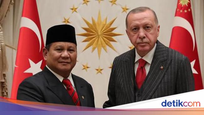 Prabowo Akan Sambut Erdogan di Istana Bogor Hari Rabu