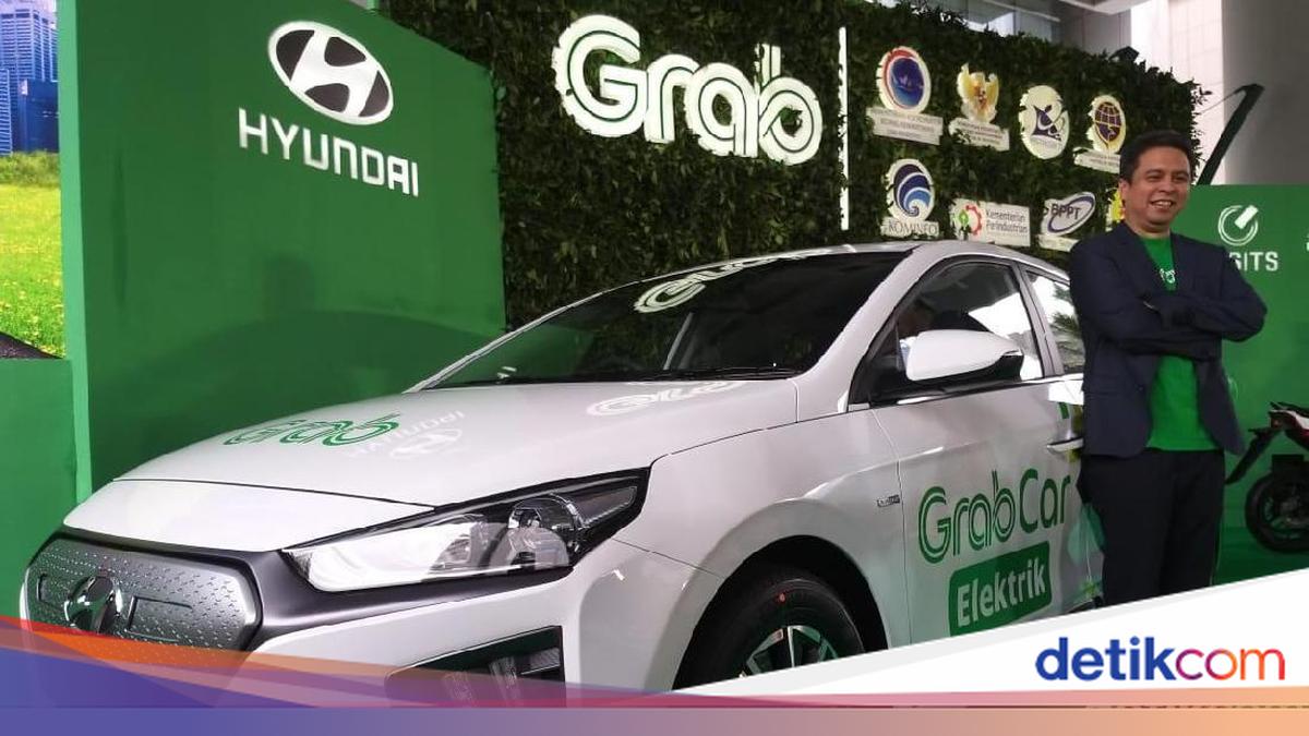 Target Grab 500 Mobil Listrik Bakal Jadi Taksi Online