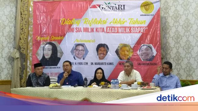 Fadli Zon Isu Radikalisme Jadi Kambing Hitam Tutupi Ketidakbecusan Pemerintah