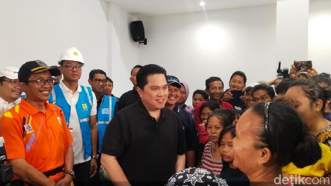 Erick Tak Ambil Pusing Soal Kerugian BUMN Yang Terdampak Banjir