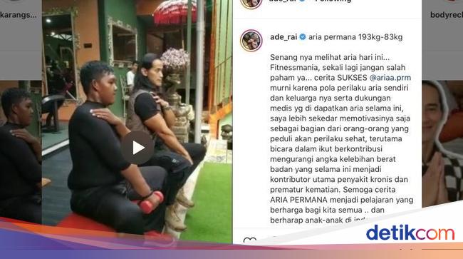 Viral, Ade Rai Bagikan Video Transformasi Mantan Bocah Tergemuk di Dunia