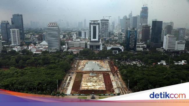 Tak Masalah Revitalisasi Monas Ditunda, Kontraktor: Yang Penting Bayar - detikNews