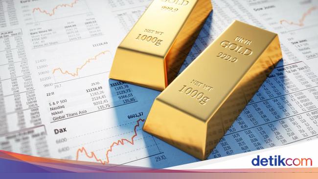 Kenaikan harga emas per tahun