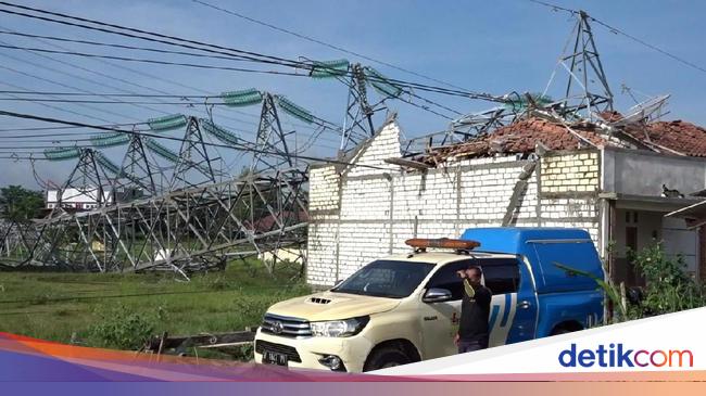 Rembang Mati Listrik 2 Hari Gegara Tower PLN Roboh, Ini Respons Bupati - Detiknews