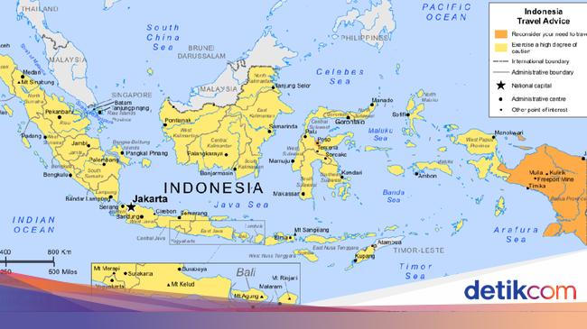 Wilayah utara indonesia berbatasan dengan negara yang ditunjukkan oleh angka