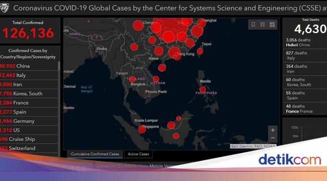 Awas Situs Palsu Peta Sebaran Virus Corona Isinya Malware