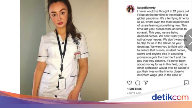 Tulis Surat Wasiat, Perawat Ini Khawatir Dirinya Meninggal karena Terinfeksi Corona