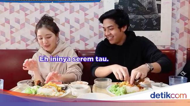 Begini Jadinya Kalau Model Korea Lahap Makanan Warteg 