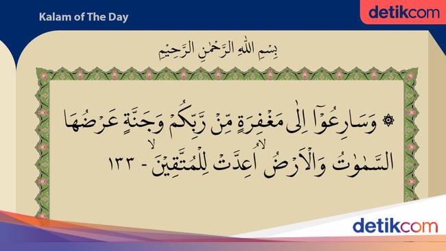 surat ali imran 133 surga seluas