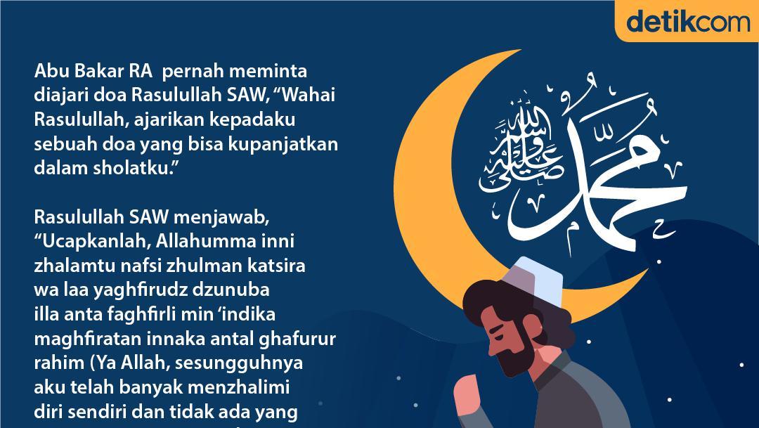 Doa Yang Diajarkan Rasulullah SAW Kepada Abu Bakar