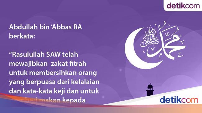 Tujuan Umat Islam Diwajibkan Zakat Fitrah Menurut Rasulullah Saw Tujuan Umat Islam Diwajibkan Zakat Fitrah Menurut Rasulullah Saw