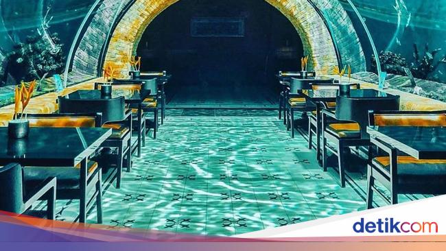 Keren Ada Restoran dengan Pemandangan Bawah Laut Di Bali