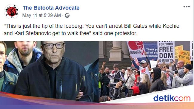 Beredar Gambar Fbi Tangkap Bill Gates Atas Teror Biologis Begini Faktanya